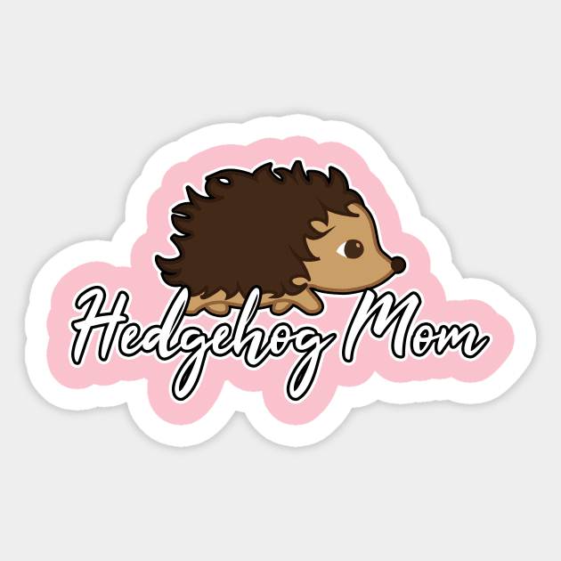 Hedgehog Mom Sticker by LunaMay